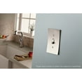 thumbnail image 2 of Franklin Brass Concave Double Decorator Wall Plate in Satin Nickel, 2 of 10