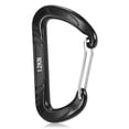 thumbnail image 4 of Yeacher 4pcs 12KN Wiregate Carabiner Snag Free Carabiner Steel Spring Clip Lightweight Hammock Swing Clip Equipment, 4 of 7
