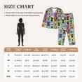 thumbnail image 6 of Junzan Cute Dogs Collage Print Womens Pajama Sets,Long Sleeve Button Down For Women Pjs 2 Piece, 6 of 9