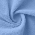 thumbnail image 4 of FengLS Women's Mini Dress Casual Loose Cotton-Linen Dress with Pockets Summer Lightweight Solid Color Homewear Short Dress Comfy V-Neck Short Sleeves Mini Dress, 4 of 7