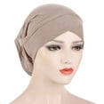 thumbnail image 6 of 3 Pcs Muslim Inner Hijab Caps Women Solid Color Under Hijab Caps Stretchy Breathable Full Cover Undercap Tube Bonnet, 6 of 7