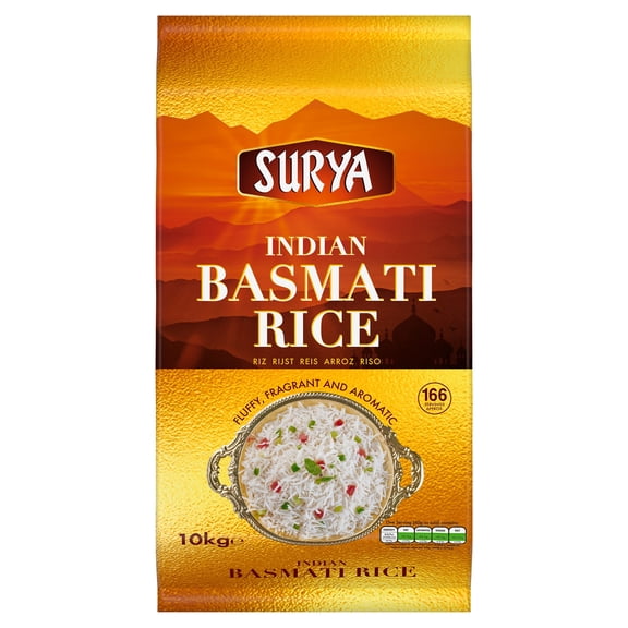 Surya Indian Basmati Rice 10KG, Imported from Britain