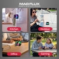thumbnail image 6 of Monster Mag Flux Magnetic Bluetooth Speaker, 5W Portable Wireless Speaker with Multicolor LED Lighting, Magnetic Base & TWS Pairing, MicroSD Playback, 6 of 18