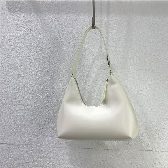 JUYGO Fashion Style Shoulder Bags for Women PU Leather Underarm Bag Vintage Half-moon Handbag Totes Female Casual Ladies Shopping Pack