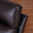 thumbnail image 4 of Devon and Claire Newport Leather Recliner, Dark Brown, 4 of 10