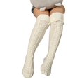 thumbnail image 3 of Women Knee-High Socks Knitted Stocking Boot Socks Leg Warmers, 3 of 5