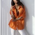 thumbnail image 2 of Camisa de manga larga, tops casuales, top sencillo, chaqueta camisera, 2 of 5