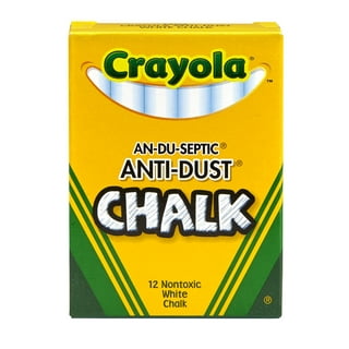  Chenille Kraft CK-1760 Blackboard Chalk, 3.9 Height, 4.6  Wide, 4.5 Length, White (60 Pieces) : Arts, Crafts & Sewing