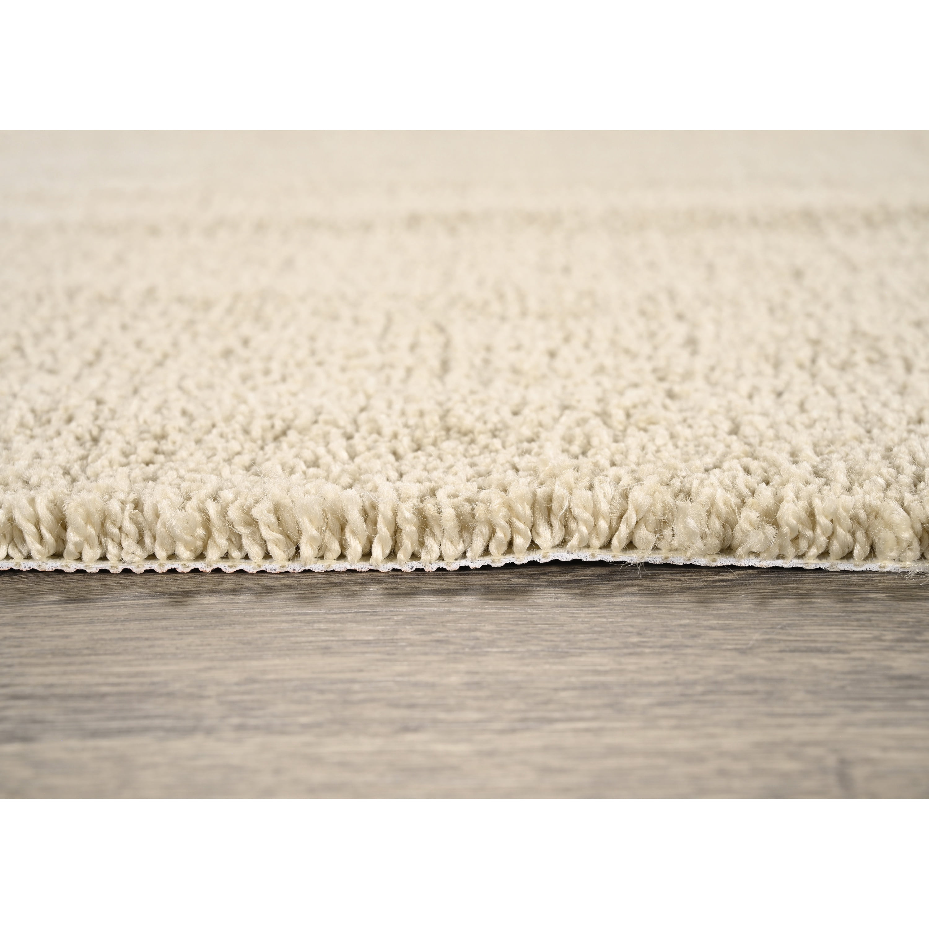 Garland Rug Gramercy Washable Polypropylene Champagne Bathroom Carpet, 6' x 9'