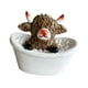 thumbnail image 5 of Figura de vaca de las Highlands, modelo artesanal, muñeca, artesanía, baño, estatua de vaca de las Highlands A, 5 of 8