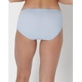 thumbnail image 6 of Hanes Ultimate Women's Breathable Cotton Bikini Underwear, 6-Pack White/Navy H/Pink/Black/Lilac H/Blackblot 6, 6 of 10