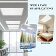 thumbnail image 4 of White Fluorescent Light Covers for Ceiling Lights 4x2 feet, 1 Pack Magnetic Light Filters for Classroom, Modern Simple White Backdrop Fluorescent Light Shade Panel for Office School Drop Home, 4 of 9