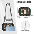 thumbnail image 4 of FORMRS Mini Crossbody Bag for Women Adjustable Rope Shoulder Casual Phone Purse, Green Christmas, 4 of 7