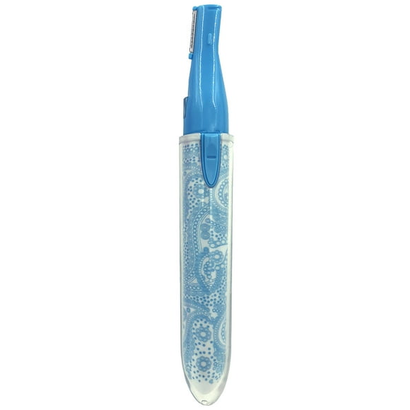 Finishing Touch Freedom Unisex Removes Hair Instantly and Pain-Free Built-in Light (Blue Paisley)