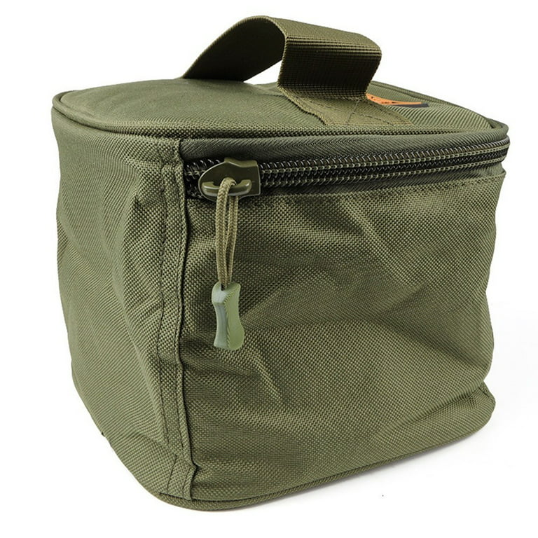 Dreamhall 1Pc Fishing Tackle Bag - Multifunctional Fishing Reel Bag  Waterproof Reel Lure&Gear Bag Storage Case Bags Green 