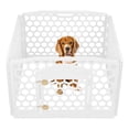 thumbnail image 3 of IRIS 61 cm Dog Exercise Playpen White 4-Panel, 3 of 17