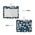 thumbnail image 2 of Susaid Dental Print ID Badge Holder with Double-Sided Windows Horizontal Hard Plastic Case Black Card Protector Pouch for Office School ID Credit Cards, 2 of 7