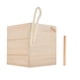 thumbnail image 4 of Fiudx Casita de Madera para Pájaros, Acogedor Nido para Pájaros, Fácil de Colgar, Decoración de Jardín, Accesorio para Exteriores, Ideal para Terraza y Patio, 14 X 15 X 12 Cm., 4 of 6