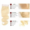 thumbnail image 3 of 4x4 Lace Closure 613 Blonde Straight Hair Closure Human Hair Brazilian Hair Body Wave Pre Plucked 4x4 Lace Closure Remy Hair Extensions, 3 of 5