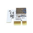 thumbnail image 1 of Minería Adaptador PCI Express PCIe 1X a 16X Tarjeta gráfica Tarjeta extensora Blanco Tmvgtek Componentes de la computadora, 1 of 5