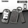 thumbnail image 5 of Zinc alloy+leather Key Cover Case Shell Holder For Roewe B 3 buttons RX5 MG3 MG5 MG6 MG7 MG ZS GT GS 350 360 750 W5 Accessories, 5 of 27