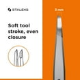 thumbnail image 6 of Staleks Pro Eyebrows Tweezers for Women - Bevel Tip Precise Tweezers for Eyebrow Shaping and Ingrown Hair Removal: Stainless Steel Tool for Professionals Type 4 TE-10/4, 6 of 7