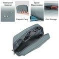 thumbnail image 4 of Unique Bargains Cosmetic Bag Travel Makeup Bag Cosmetic Brush Organizer Storage Bag for Women Gray 6.89"x2.76"x4.72", 4 of 7