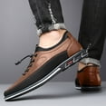 thumbnail image 2 of Mepaouo Loafers for Men Lace-up Anti Slip Casual Shoes Business High Range Versatile Dress Shoes, 2 of 5