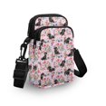 thumbnail image 3 of HELLHERO Dachshund and Floral Pattern Women Adjustable Shoulder Strap Shoulder Bags for Unisex Travel, Outdoor and Daily Use Travel Crossbody Purse Polyester, 3 of 7