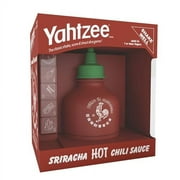 YAHTZEE: Sriracha | Collectible Sriracha Bottle Dice Cup | Classic Dice Game Based on The Popular Hot Sauce Sriracha | Great for Family Night | Officially Licensed Sriracha Game & Merchandise
