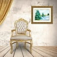 thumbnail image 3 of Harper, Ethan 32x25 Gold Ornate Wood Framed with Double Matting Museum Art Print Titled - Evergreen Lake I, 3 of 4