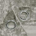thumbnail image 3 of Crushed Velvet Curtains with Grommets Luxurious Thermal Insulated Soundproof Drapes for Halloween, Soft and Durable Light-Filtering Window Treatments, 2 Panels, 3 of 6
