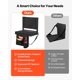 thumbnail image 3 of Grada plegable Stadium Seat VEVOR con respaldo, color negro, 3 of 9