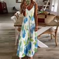 thumbnail image 3 of Various Fruits Design Sleeveless Dress Woman Fashion Long Dresses Women's Summer Suit Dress 2025, 3 of 7