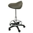 thumbnail image 3 of Open Box PureSana Chromium Professional James Full Rotational Saddle Stool, 3 of 3
