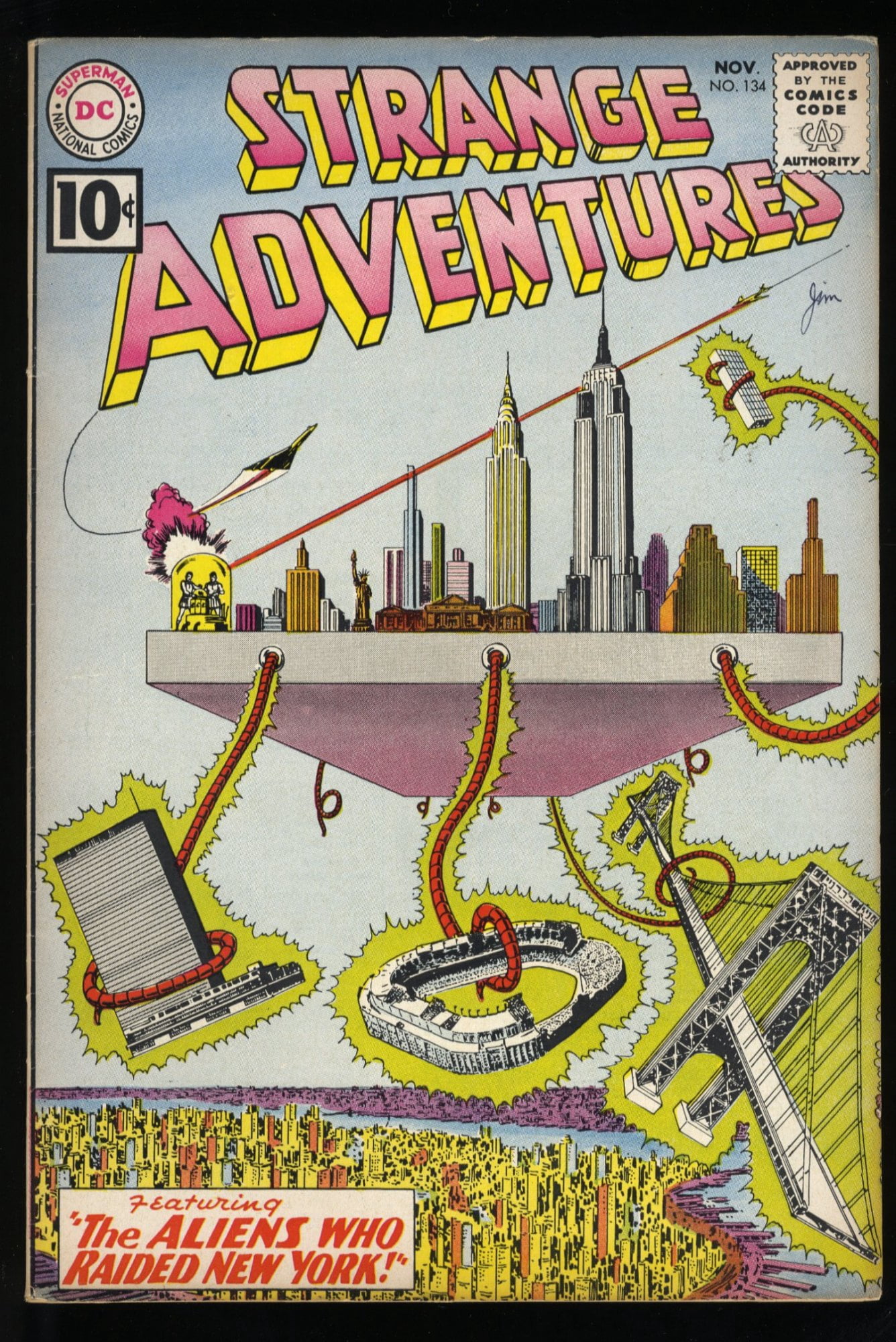 Cover of Strange Adventures #134