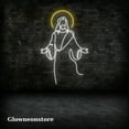 thumbnail image 3 of Glowneon Jesus Christ Neon Sign, Jesus Christ Led Sign, Jesus Christ Led Light, 3 of 4