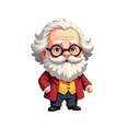 thumbnail image 5 of Yatrandify Multicolor Vinyl Stickers Christmas Cartoon Santa Claus Stickers Waterproof Festive for Notebooks Luggage Phones, 5 of 9