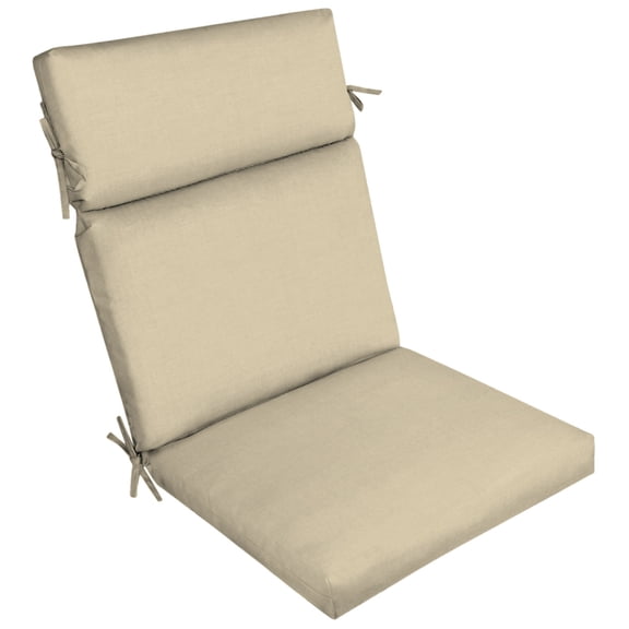 ARDEN Outdoor Chair Cushion, 21 x 20, Water Repellent, Fade Resistant 21 x 20, Tan Leala