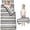 Geometric Stripe White Pattern, variant on Geometric Stripe Red Pattern Teens Toddler Nap Mat with Pillow, Sleeping Mat Bag for Preschool Daycare 59"x22"