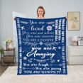 thumbnail image 2 of Gifts for Wife, to My Wife Blanket from Husband, Wife Birthday Gift Ideas, Wedding for Her, Wife Gifts from Husband, Christmas Romantic Gifts Throw Blanket 50''x60'', 2 of 5
