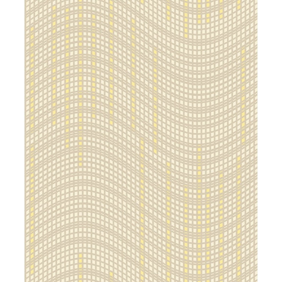 A-Street Prints Hono Taupe Abstract Wave Wallpaper, 20.5-in by 33-ft long roll
