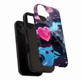 thumbnail image 3 of Neon Heart iPhone Case for Couples Valentine’s Day Gift Compatible with iPhone 11/12/13/14/15/16 (Pro Max/Plus), 3 of 9