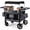 Black, variant on Sekey 4 Seater Stroller Wagon for Kids,Adjustable Push Handles, Removable Canopy, Snack Tray & Cooler