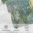 thumbnail image 5 of Yayeee 2 Pack Hand Towels for Bathroom 100% Cotton 16" x 28" Soft Absorbent Kitchen Towel, Art Garden Scene, 5 of 7