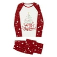 thumbnail image 3 of Meihuid Christmas Family Matching Pajamas Set Adult Kids Baby Deer Printed Tops+Plaid Pants Sleepwear Nightwear Set, 3 of 10