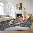 thumbnail image 3 of Cozydesg 9ftx12ft Large Area Rugs,Shag Fluffy Rugs for Living Room Bedroom, Modern Indoor Floor Rugs Soft Carpet Home Decro,Deep Gray, 3 of 7
