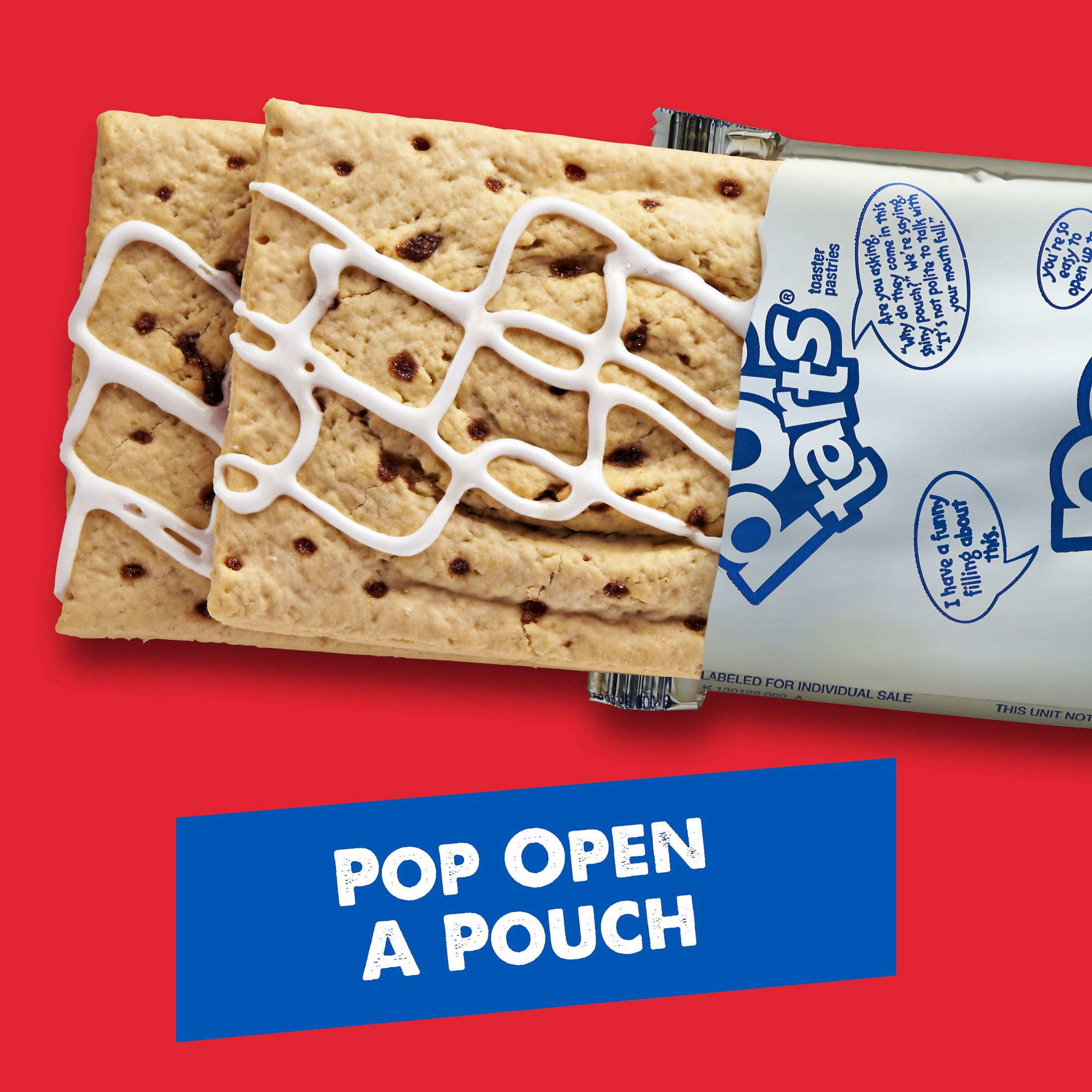 Pop-Tarts Cinnamon Roll Drizzle Toaster Pastries, Breakfast Foods, Shelf-Stable, 27 oz (16 Count)