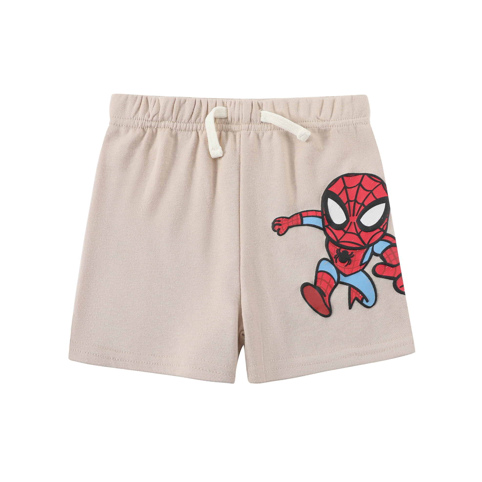 Disney Clothes Baby Boys 4-Piece Set – Marvel Outfit Set with Pullover, Tee, Shorts & Pants (Brown) – 3T