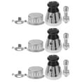 thumbnail image 3 of 3 Sets Pressure Cooker Relief Jigger Valve Replacement Part with Exhaust Rod Anti-Blocking Cover Clip, 3 of 8